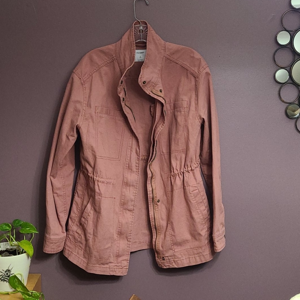 NWOT Pale Rose Utility Jacket - M Tall